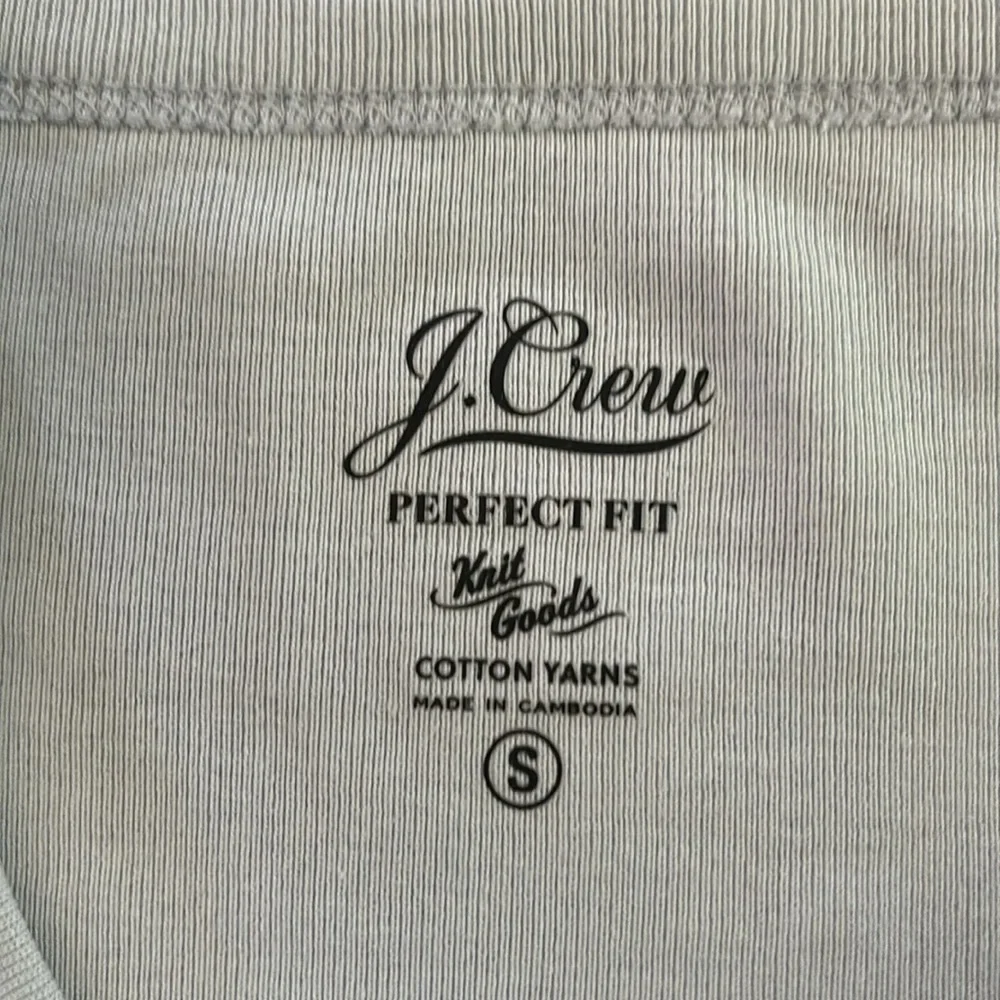 J.Crew Slim perfect T-shirt Pale Sky Small - Picture 5 of 9